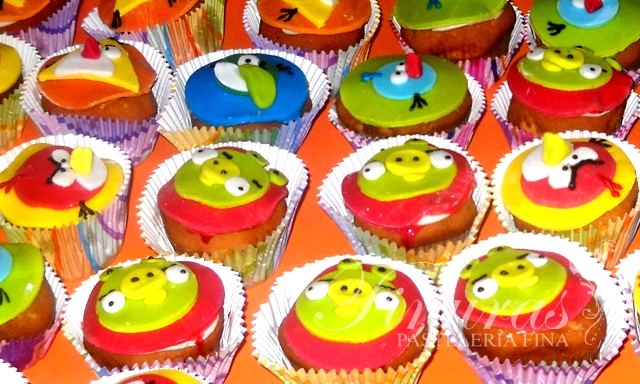 Tortas Cusco Cupcakes de los Angry Birds