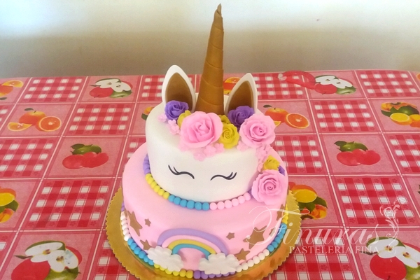 Tortas Cusco Torta de Unicornio para Niña