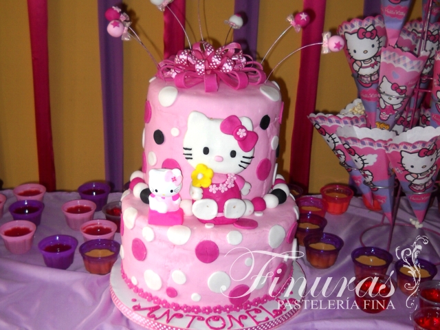 Tortas Cusco Torta de Hello Kitty para Antonela